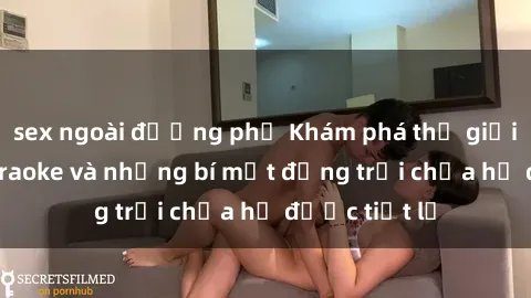 sex ngoài đường phố Khám phá thế giới sex quán karaoke và những bí mật động trời chưa hề được tiết lộ